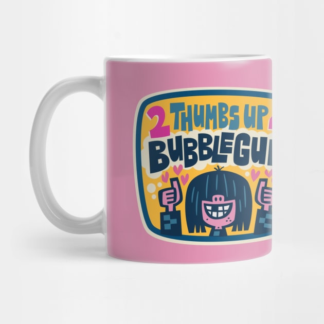 2 Thumbs Up 4 Bubblegum by Jon Kelly Green Shop